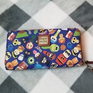 Disney Dooney & Bourke Pixar Fest Wallet Used